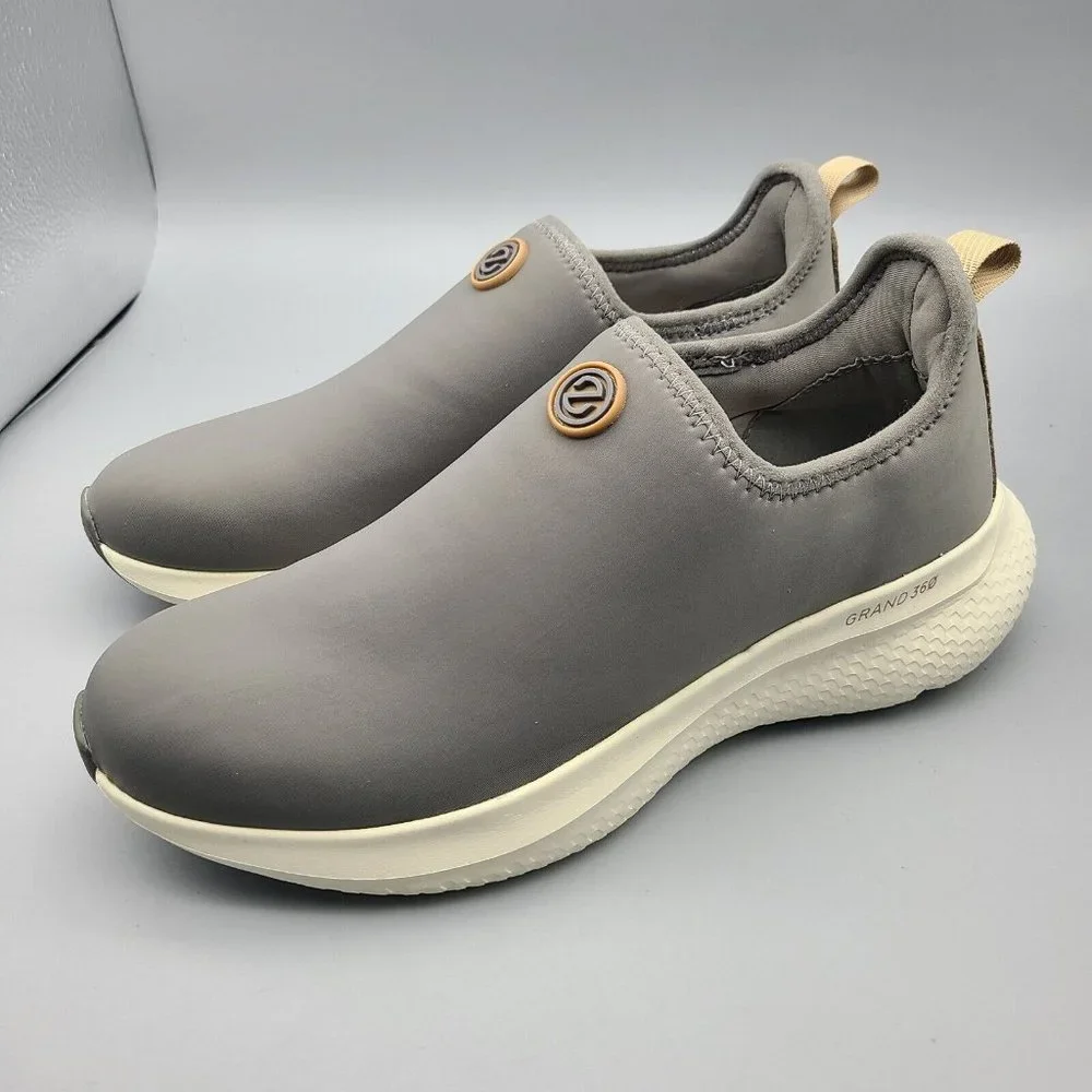 Cole Haan Women Sneakers Zerogrand Changepace Slip-On Gray/ Snake Size 9.5 New